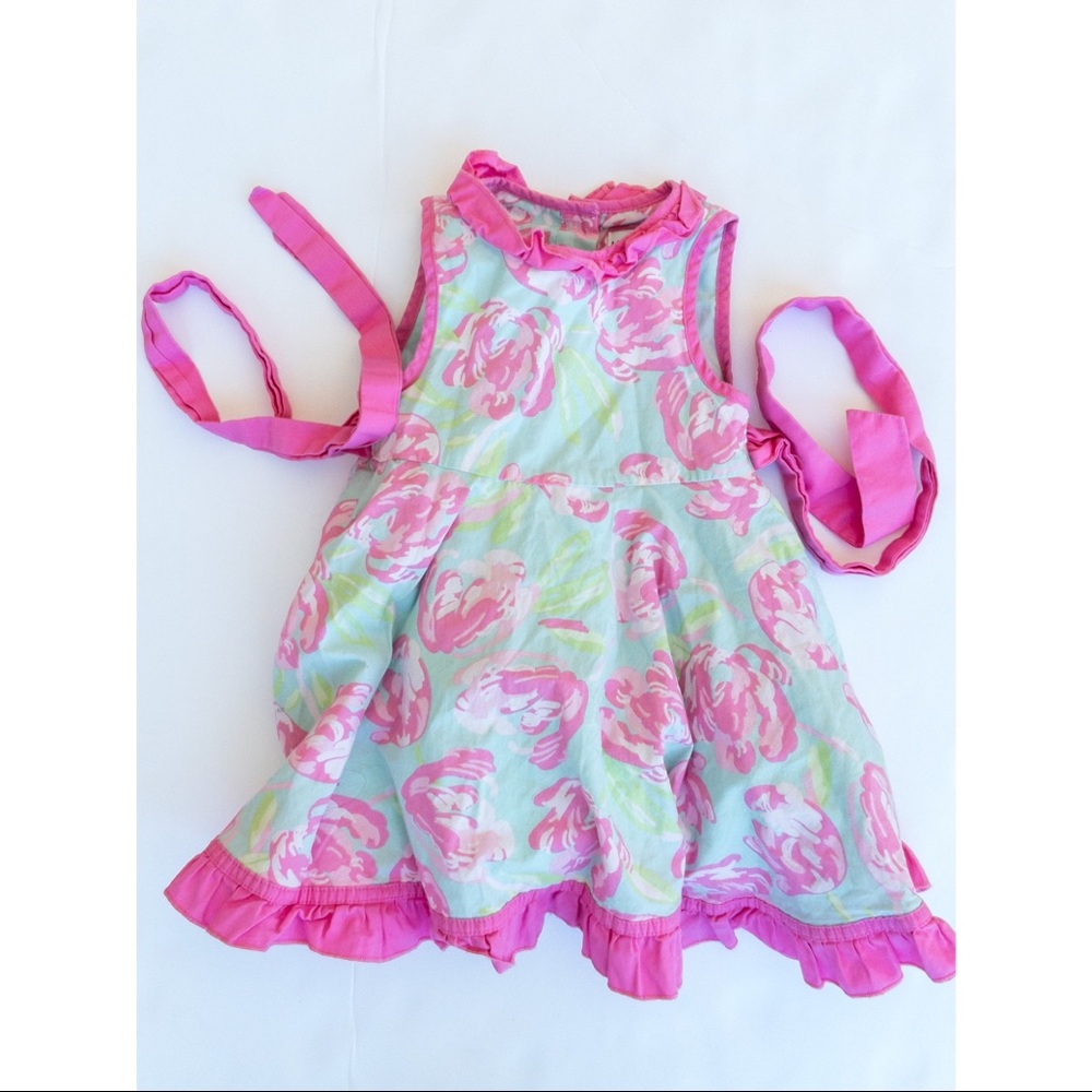 Maggie & Zoe 12 months Pink and Blue Dress